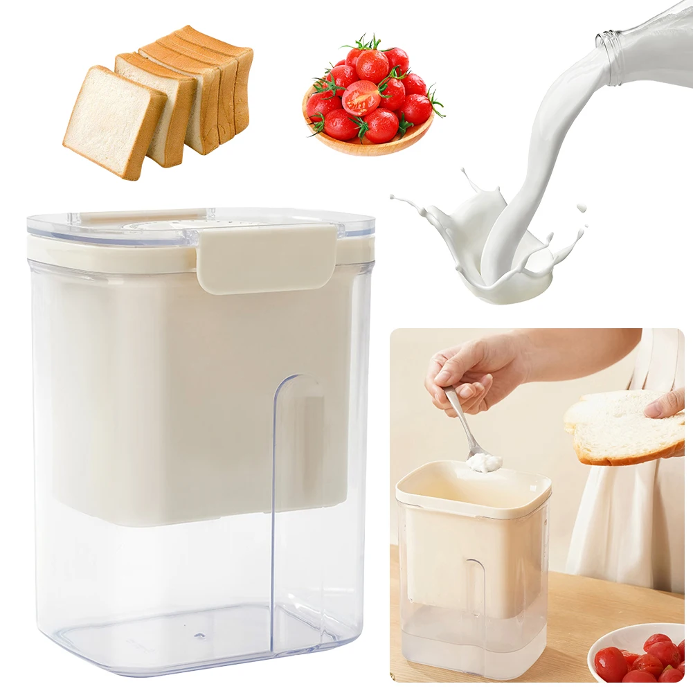 Yogurt Maker Yogurt Filter Homemade Greek with Lid Fine Mesh Whey Separation Tool With Extra Fine Mesh Cheese Moisture Separator