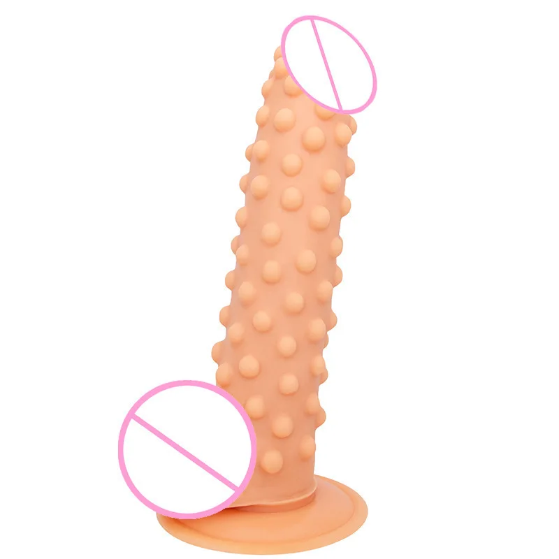 Sexy Prickly Gode Dildo Sex Toy Faux Penis Soft Dildo With Bump Thorn Suction Cup Anal Sex Women Couples Masturbators 2#