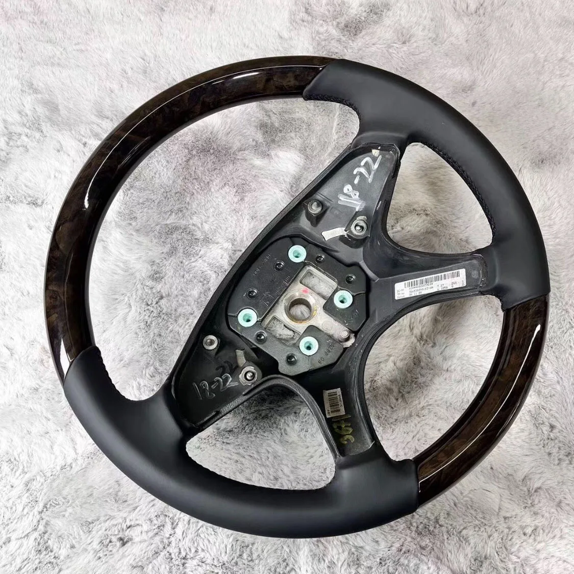 Walnut Wodden Steering Wheel For Mercedes Benz W204 C300 C350 C180 C Class 08 09 10