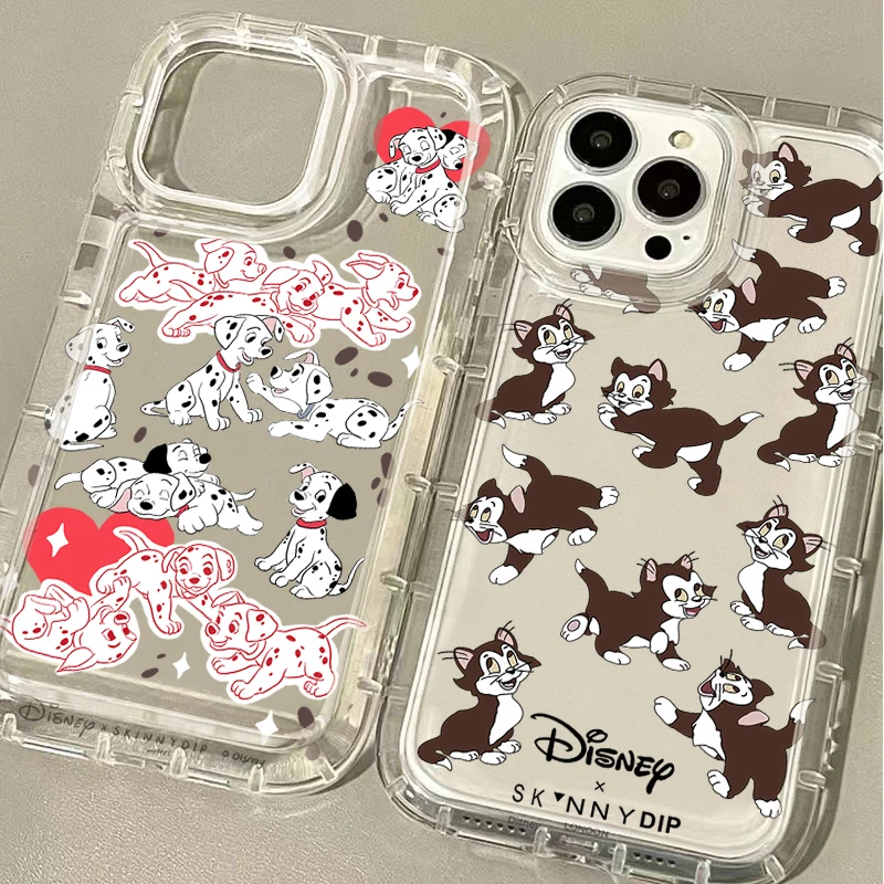 Funda de teléfono Disney Animal Mary Cat Barbara Luddy Dog para IPhone 14 16 15 13 12 11 Pro Max 7 8 Plus XR X XS Max SE 2020 funda suave