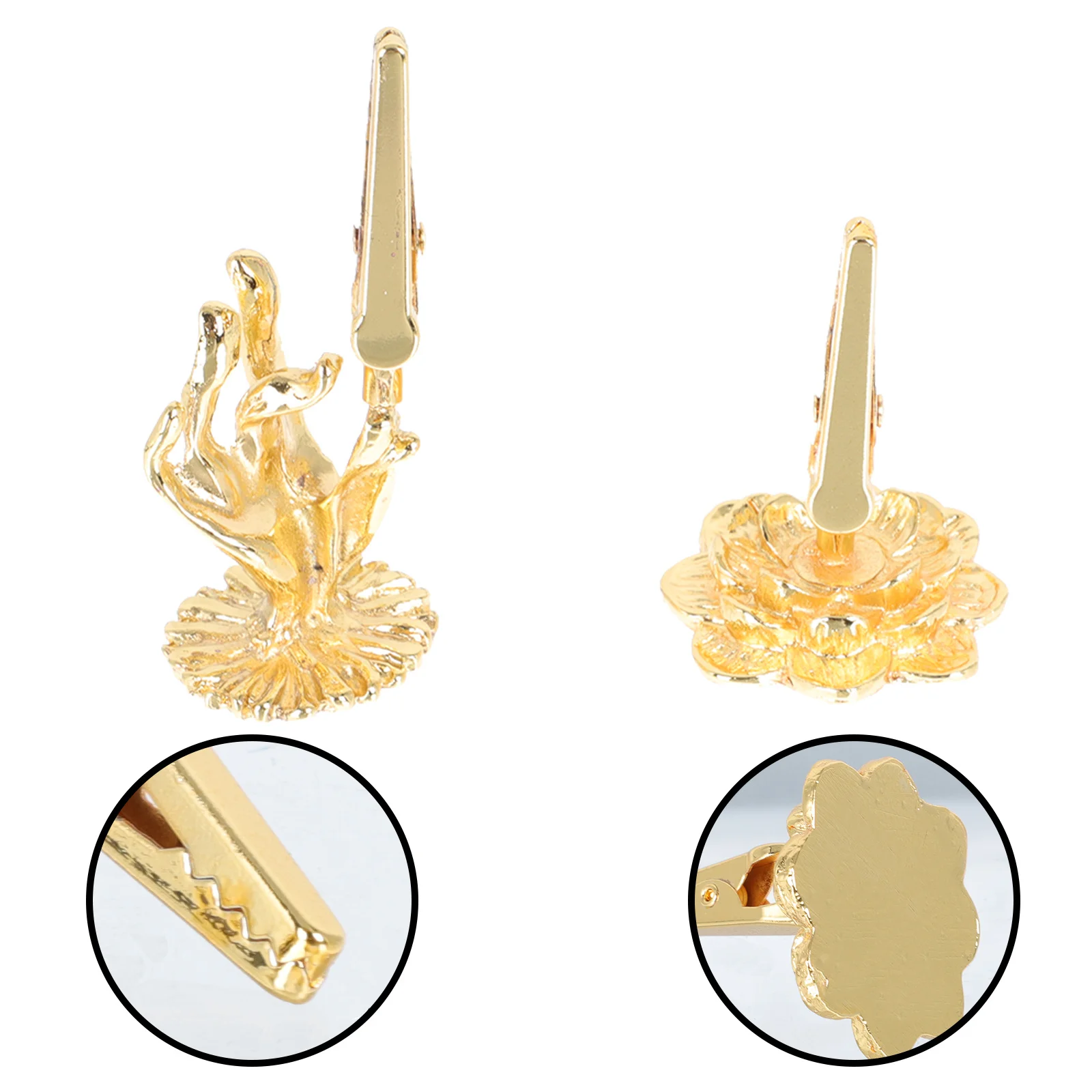 2 قطعة مقاطع البخور المطلية بالذهب بوذا تصميم سطح أملس للعلاج رائحة دراسة ديكور غرفة نوم حامل البخور الرف مع قاعدة