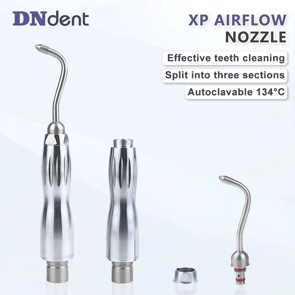 Dental air Polisher Prophy mate Spray Nozzle Tip Steel Spray Nozzles teeth Clean 360 Degree Uniform Sandblasting