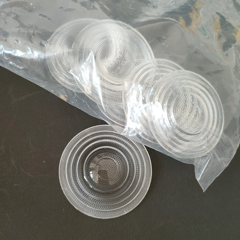1pcs Diameter 43mm 50mm 55mm 60mm 69mm PMMA Ultra-Thin Focus Anti-Glare Led Light Source Bead Lens Spotlight