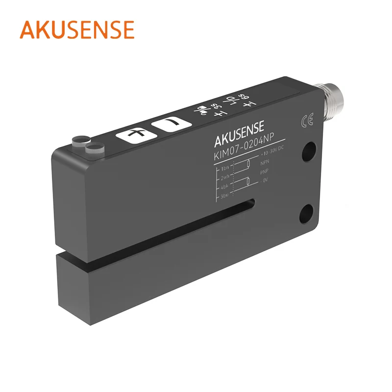 AkuSense Slot Type Sensor KIM07-0204NP High Speed Optical Count Fork Label Detection Sensor