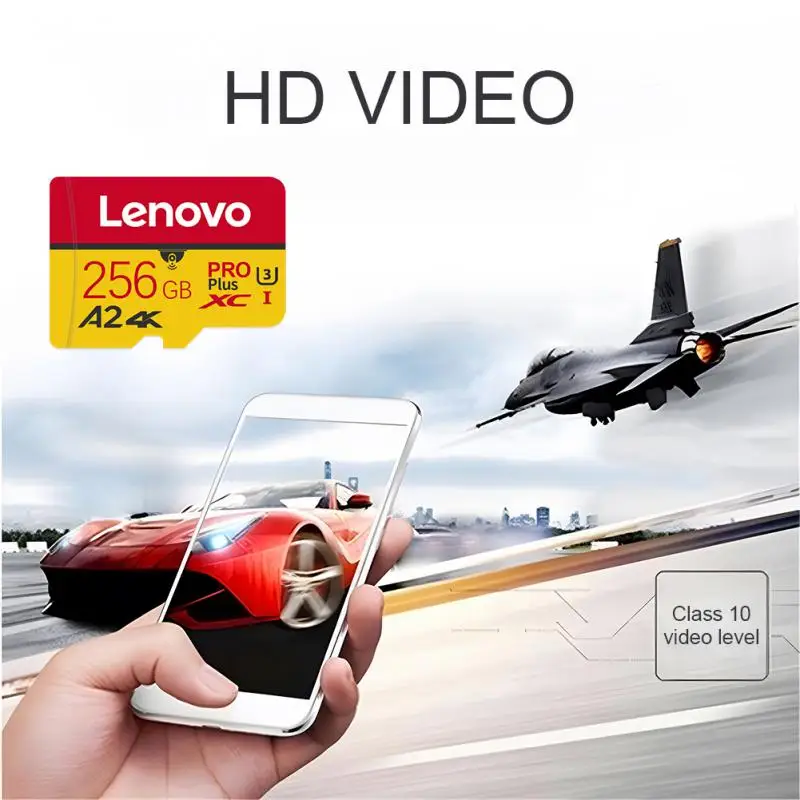 Lenovo Micro Memory SD Card 2TB 1TB 512GB 256GB SD Card SD/TF Flash Card Memory Card 128GB TF Card For Phone Camera Steam Deck