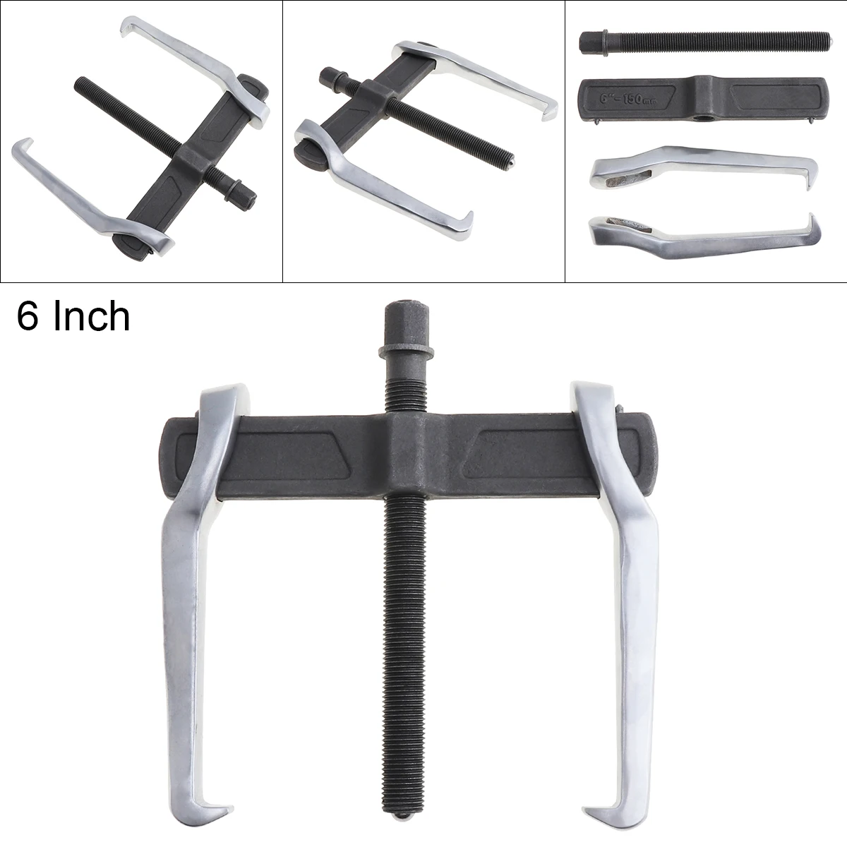 O dispositivo de levantamento separado do extrator, 2 garras a maxila, ferramentas do reparo do carro, rolamento interno, extrator da engrenagem, reforça, 6 ", 8"