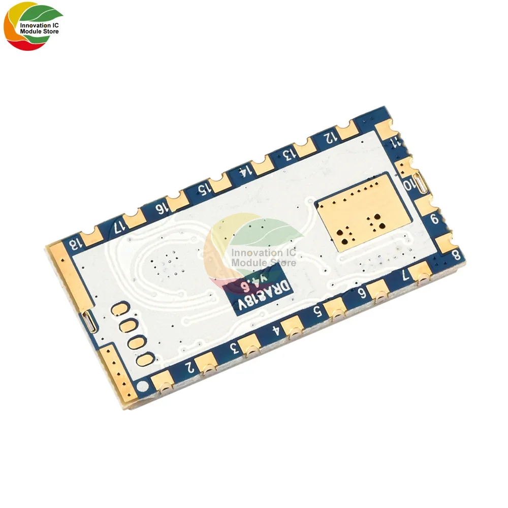 

Ziqqucu DRA818V Amateur Radio Module 144MHz 145MHz 146MHz 154MHz 174MHz 400-470MHz Frequency VHF HAM Amateur Radio Board DIY Kit