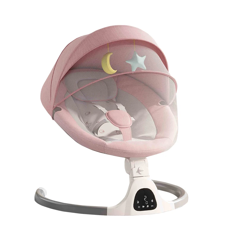 Elektrische babywieg Bluetooth-muziek Baby-schommelstoel Klamboe Afstandsbediening Multifunctionele babybedje Babyartikelen voor pasgeborenen