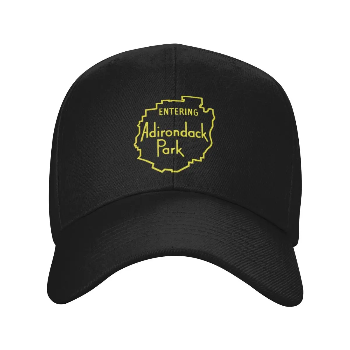 Fashion Entering Adirondack Park Sign - Adirondack Mountains baseball cap Distressed Denim Hat Trucker Cap