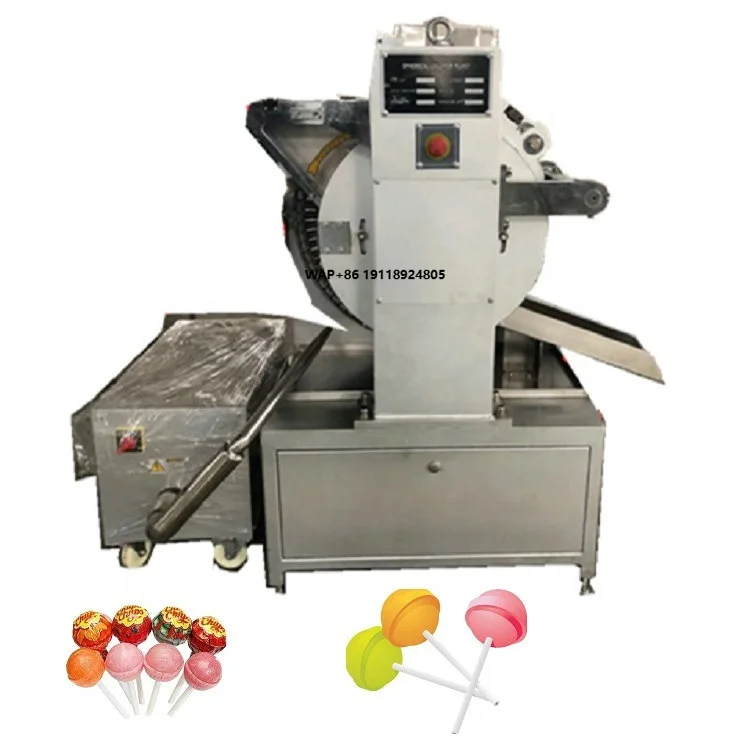 

High Electric Lollipop Making Machine Large Capacity Stainless Steel CE Certified Single/Double Color Center Filled Candy