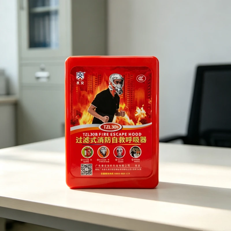 1pcs/2pcs/3pcs Safety Precautions Fire Escape Gas Mask Home Portable Home Emergency Respirator Set Smoke Fire Protective Mask