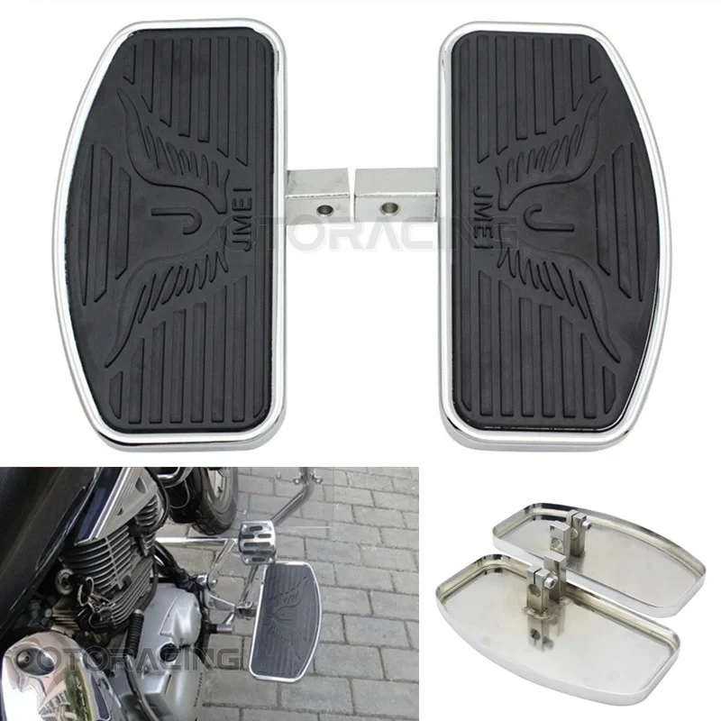 Motorcycle Accessories Front/Rear Floorboards Footboards Foot Pegs Footrests For Honda Shadow ACE 400 750 VT400 VT750 2004-2012