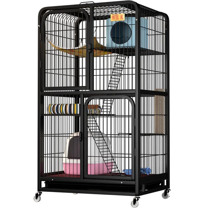 

Cat Cage Villa Three Floor Super Free Space Wholesale Luxury Cat House Cat Crawl