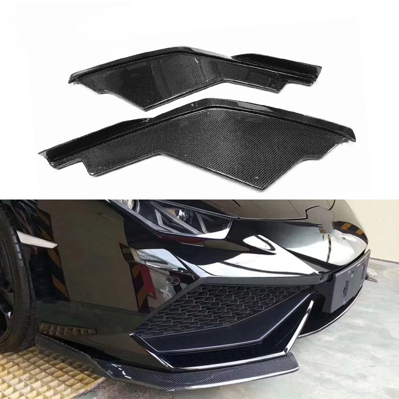 Front lip corner wrap carbon fiber front bar anti-collision corner guard small surrounding accessories