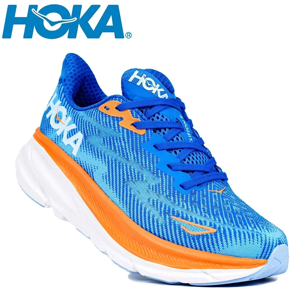 Original Hoka One One Clifton 9 Running Shoes Mens Women's Lightweight Cushioning Marathon Breathable Highway Trainer Sneakers