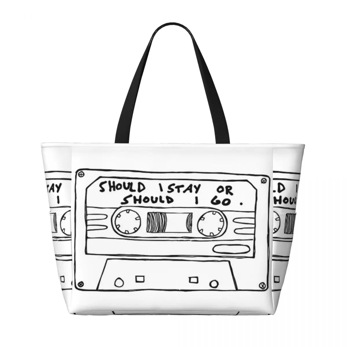 Sac de voyage de plage à cassette, fourre-tout, chimpratique, motif multi-style, cadeau d'anniversaire