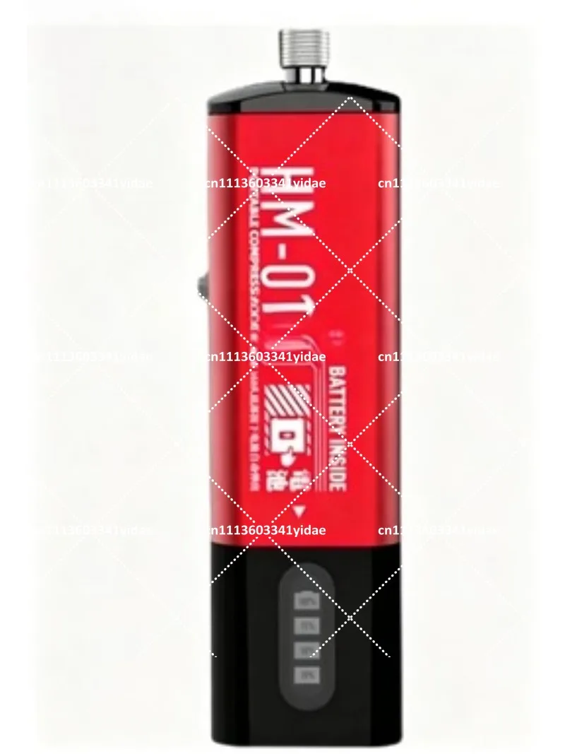 

Portable Air Pump with Replaceable Battery, Lightweight Tire Inflator for Car, Bike, and Sports Equipment