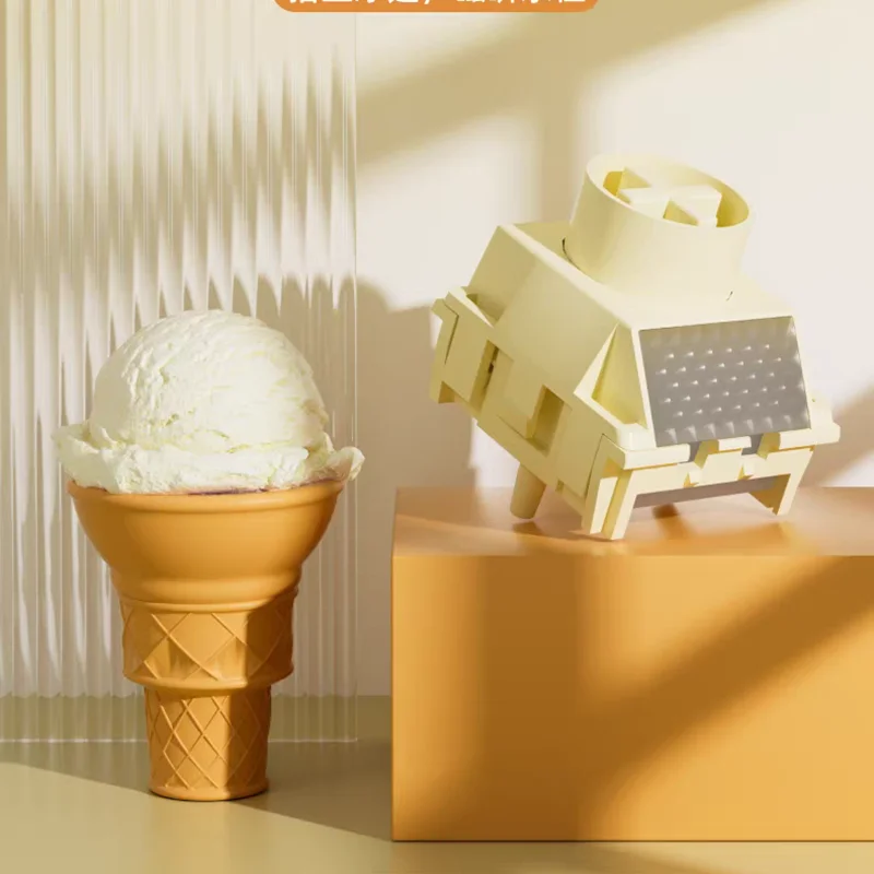 

Магнитный переключатель Kailh Ice Cream HIFI Linear, 35 г, RT 0.005 мм, полностью из POM, для самостоятельной сборки, для игровой клавиатуры, с тонкой смазкой