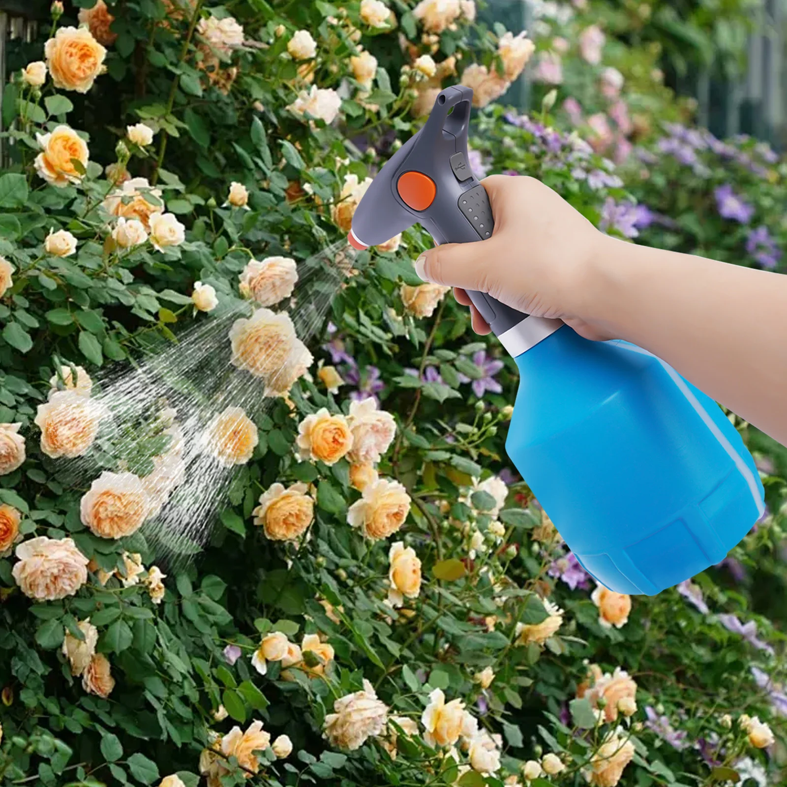 

Ручной распылитель 1000 мл для полива цветов, мытья автомобилей, увлажнения воздуха