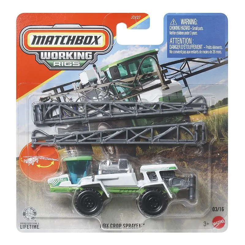 2026 Matchbox Car WORKING RIGS MBX Crop Sprayer 1/64 Metal Die-cast Model Collection Toy Vehicles