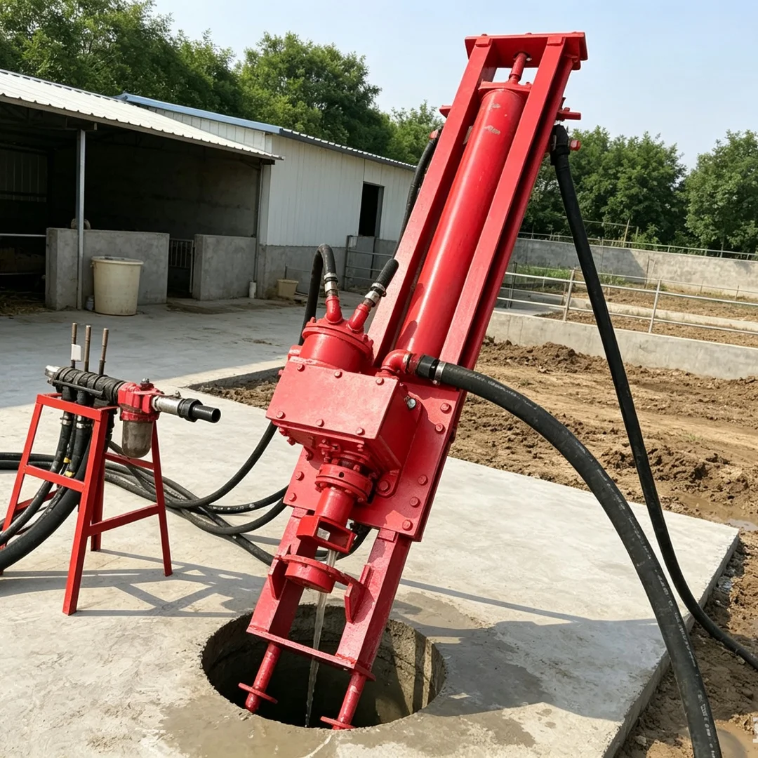 Customized Small Rock‑drilling Bracket‑mounted DTH Drilling Rig for Quarry Open‑pit Mine Blasthole Drilling