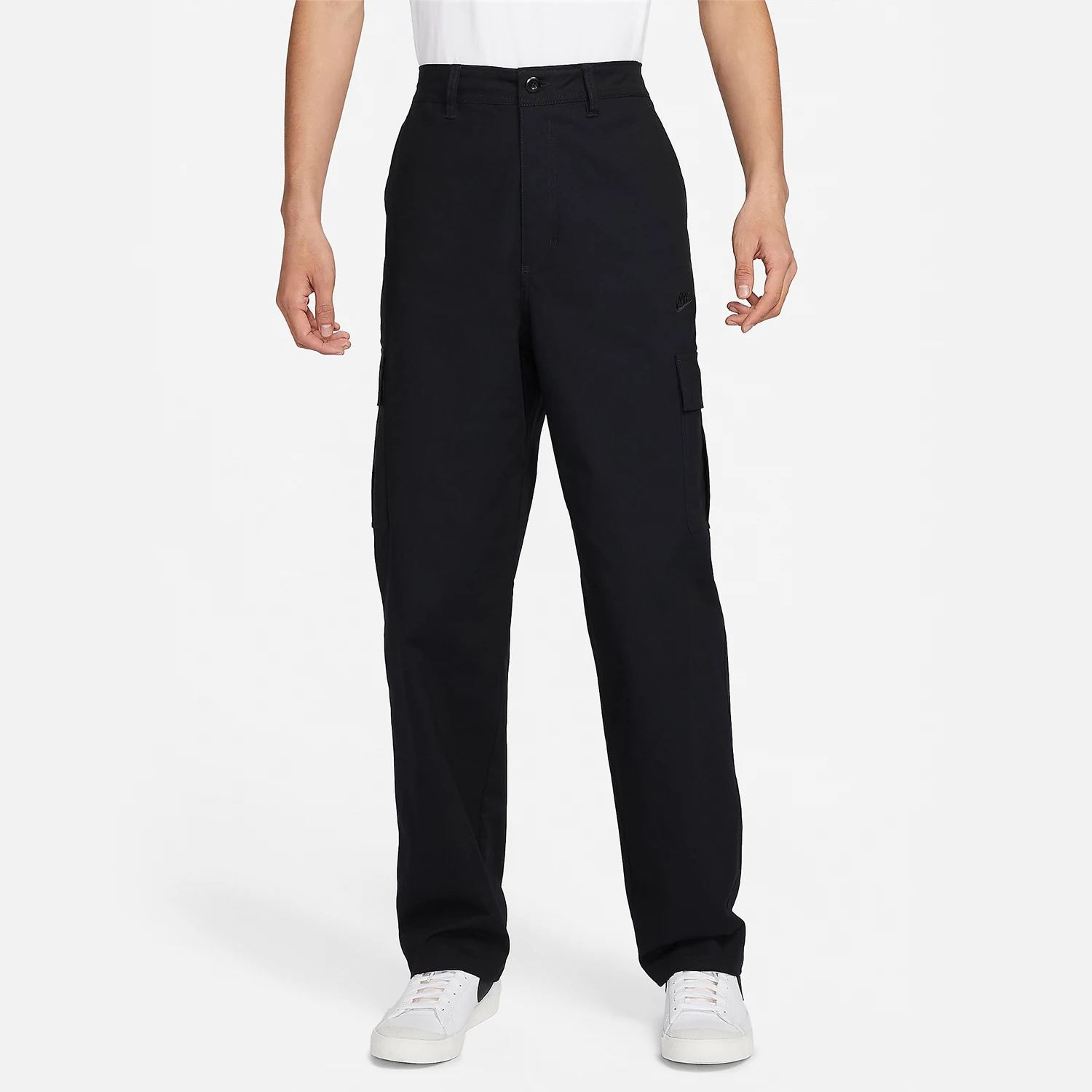 

Оригинальные новые мужские тканые прямые повседневные брюки-карго Nike 2024, FZ5766-010