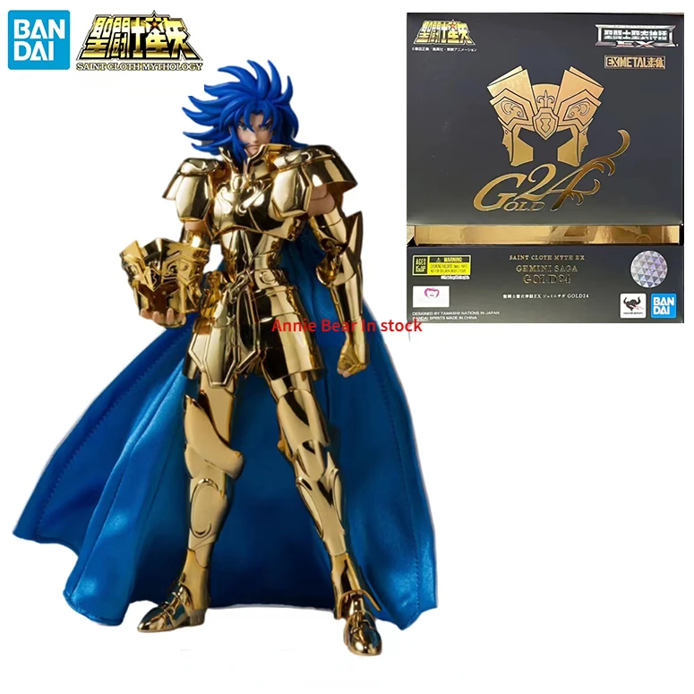 In Stock BANDAI Saint Cloth Myth EX Gemini Legend GOLD24 Anime Character Model Toy Gift Collection