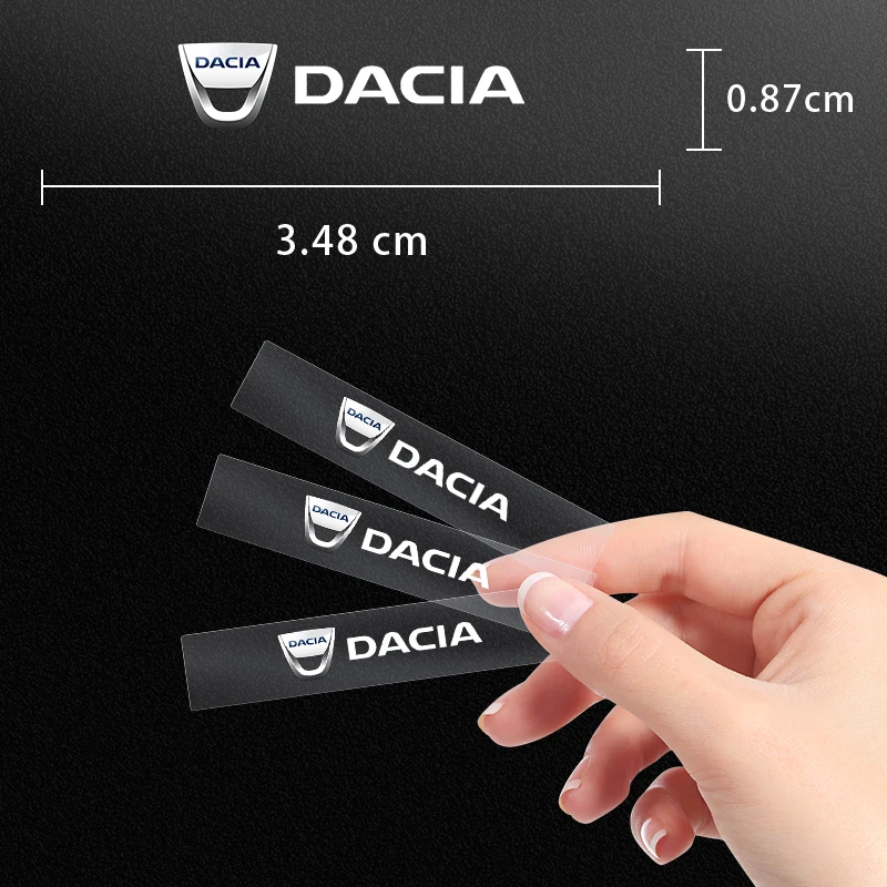 Car Interior Badge Sticker Decoration Auto Accessories FitFor Dacia Sandero Duster Jogger Spring Logan Bigster 1300/1310 Stepway view 2