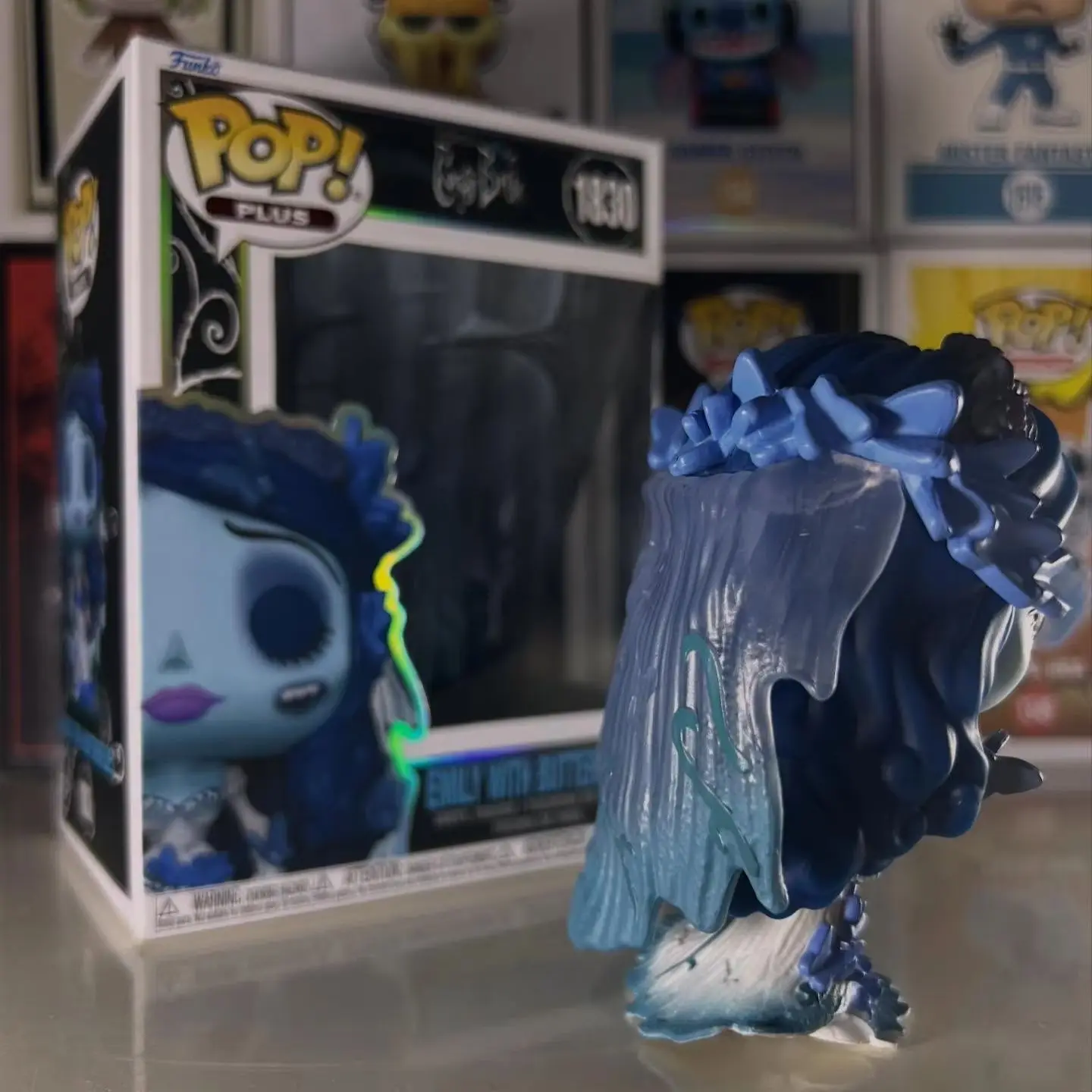 Funko Pop Corpse Bride Plus Emily with Butterflies Vinyl Figure 1830 Officially Licensed Collectible Desktop Decor Boxed Gift view 2