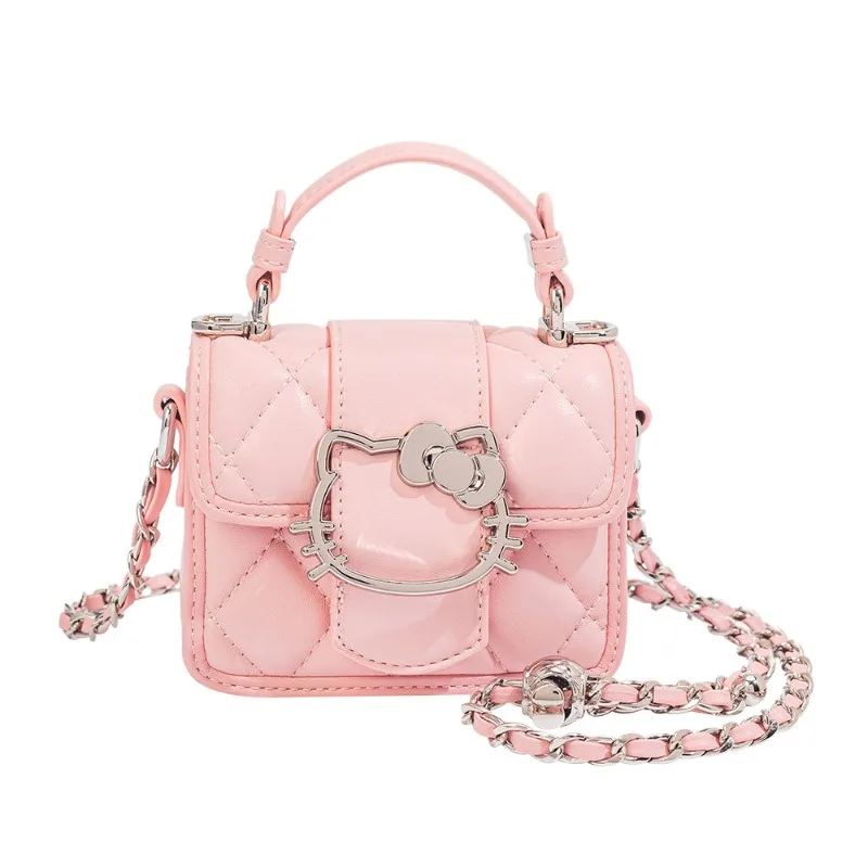 

Hello Kitty Mini Square Bag for Women Luxury Purse Handbag Crossbody Shoulder Bag Fashion Design Dopamine Fashion Accessory