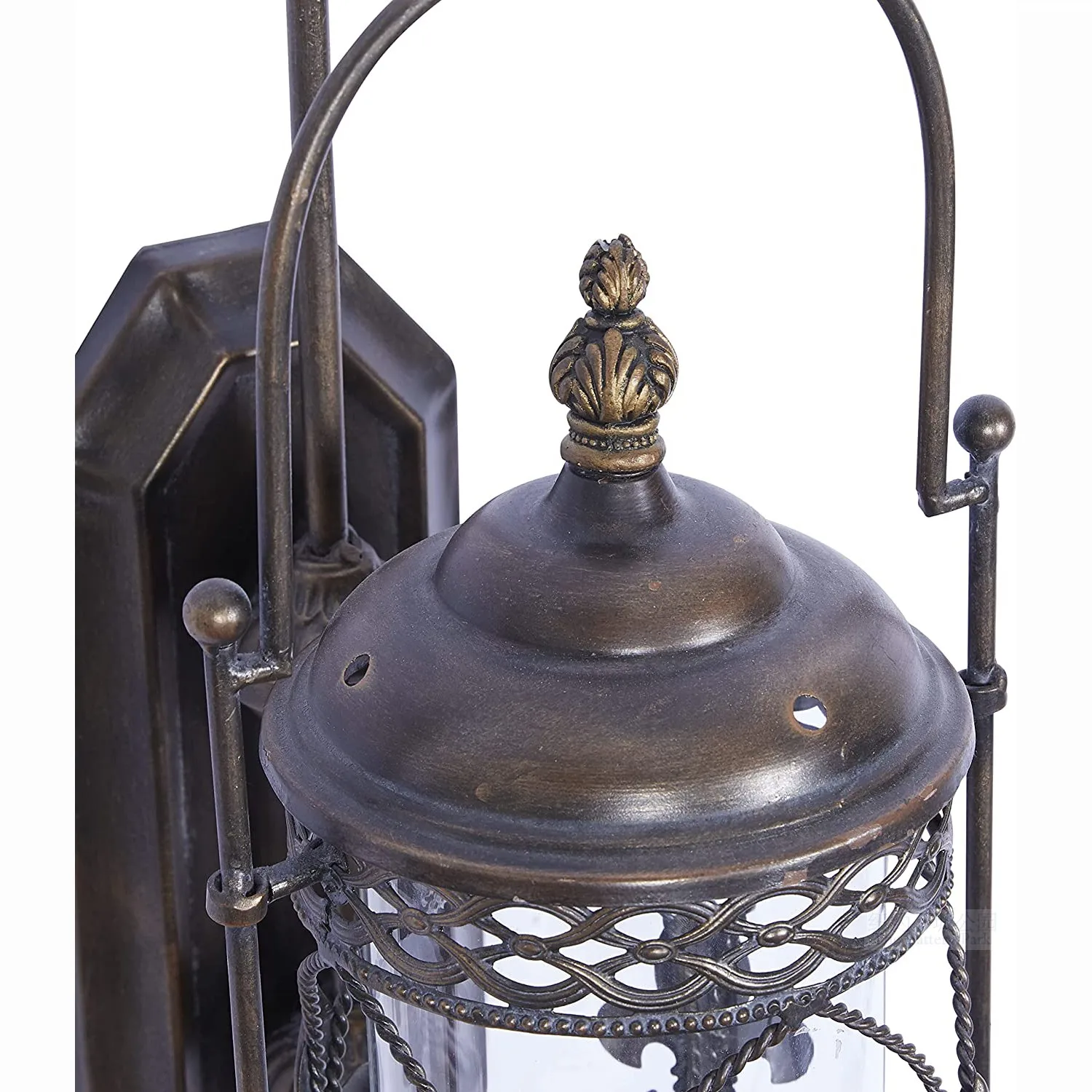 New york Downtown Park imported Corning Street medieval iris indoor and outdoor lantern wall candlestick.