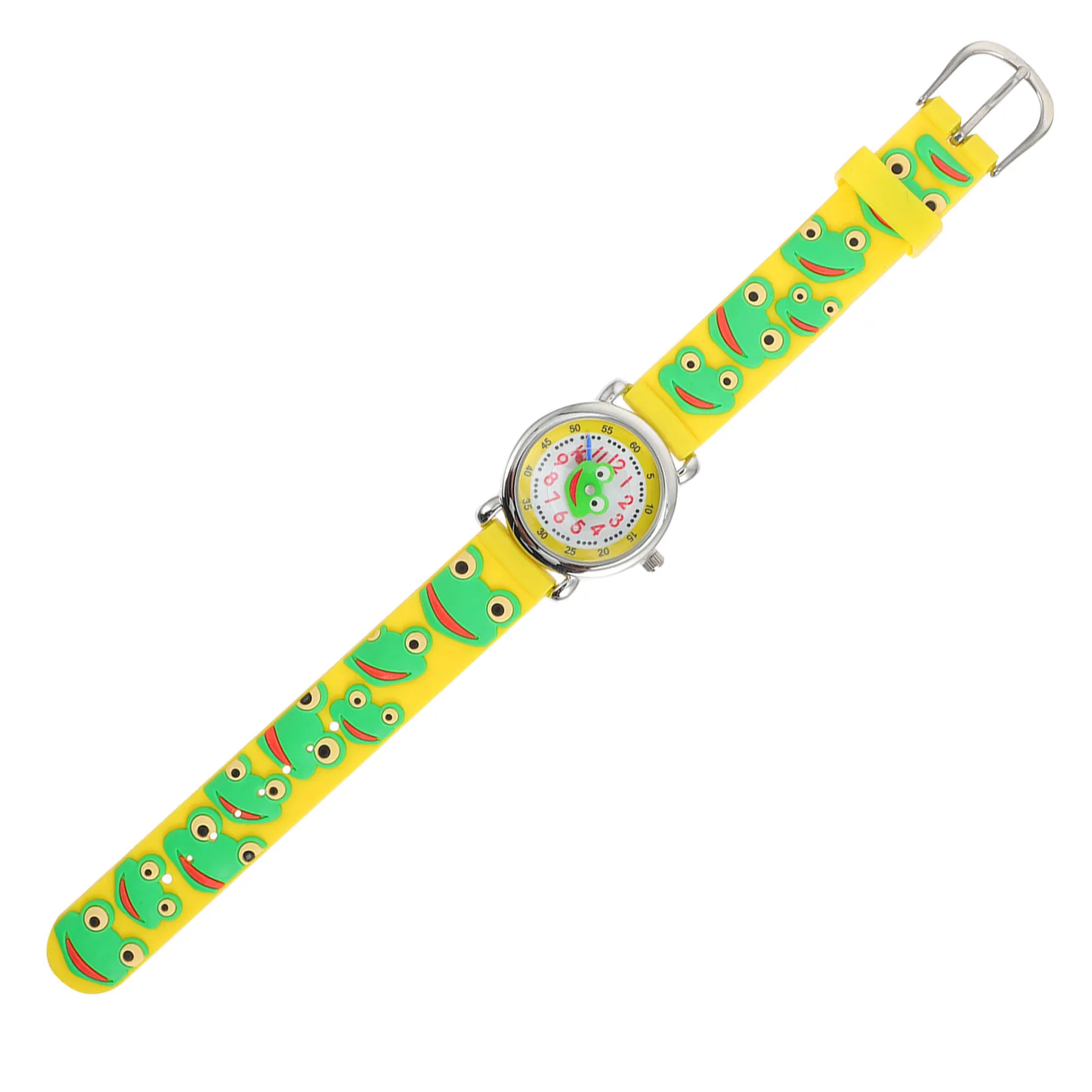 

Frog Watch for Cartoon 3D Silicone Wristwatch Precise Practical Long Life Fine Workmanship Gentle Texture Gift
