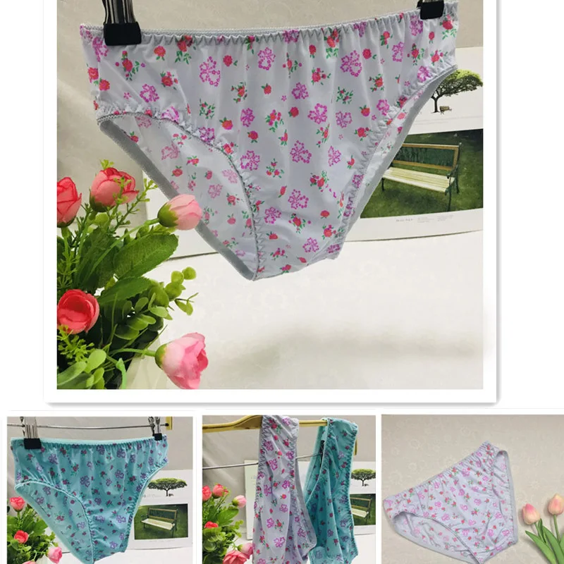 Man's Briefs Cross-dressing High-elastic Swimsuit Fabric Fashion Sexy Printing Men's Trunks Gay Underwear