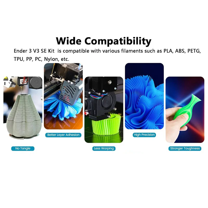 

Чувствительный высокотемпературный нагревательный блок Hotend, высокоскоростной собранный экструдер Hot End Kit для 3D-принтера Ender 3 V3 SE