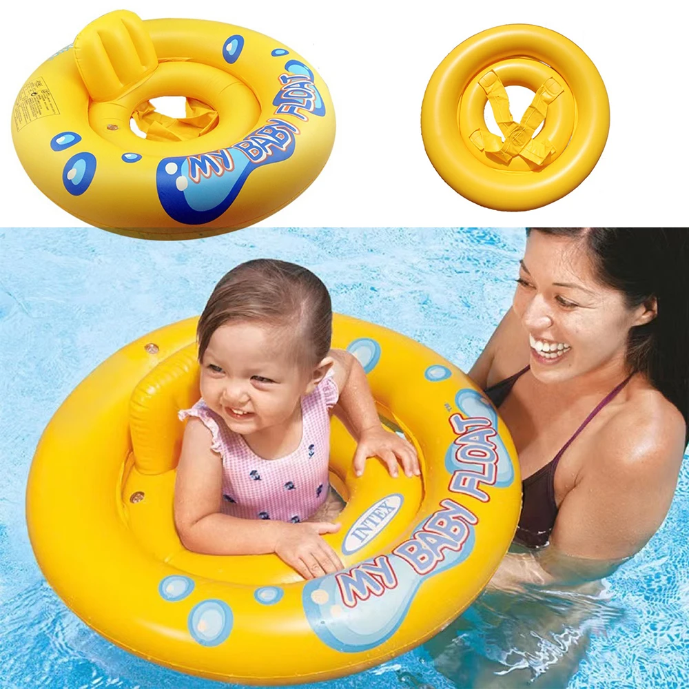 Anillo de natación para bebé, flotador de natación, juguetes, accesorios de ruedas, bañera de verano, suministros bonitos para niños, asiento de natación para bebé, triangulación de envíos