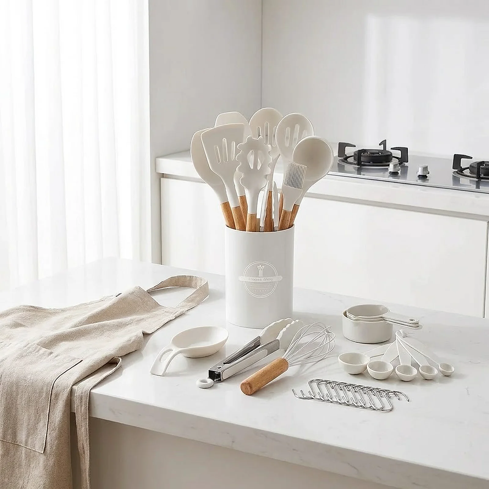 Hi Tech Kitchen Accessories - Zoyiancy Ensemble d'ustensiles de cuisine en