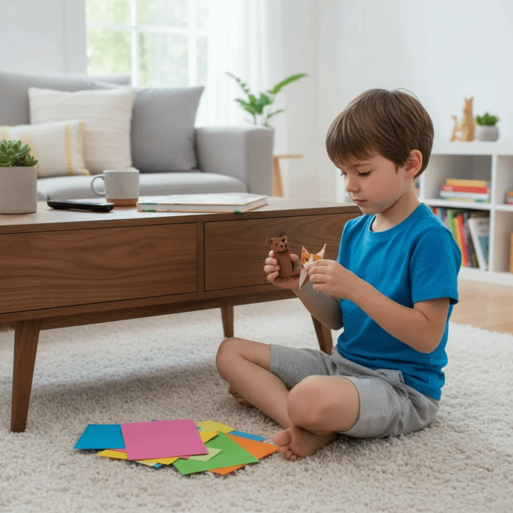 

Набор цветной бумаги ручной работы для творчества: обучение по методике Монтессори, оригами животных, 3D-моделирование, книга для вырезания из бумаги своими руками