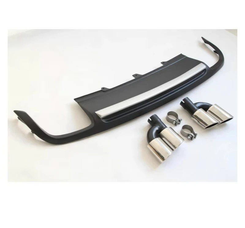 

RELI1 S5 Car Bodykit Diffuser for Audi A5 S5 Ordinary Edition 4 Doors Style Rear Bumper Diffuser with Tailpipe 2009 2010 2011