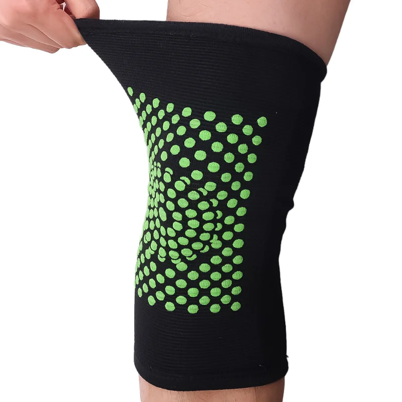 Wormwood Self Heating Knee Pads Heat Up Knee Sleeve Women's Arthritis Joint Pain Relief Sports Elastic Nylon Knee Brace Leg Wrap