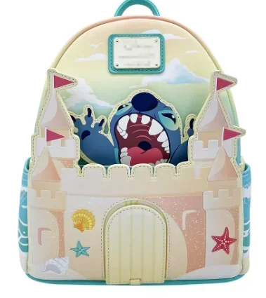 Hot Stitch Vrouwen Rugzak Loki Baby Yoda Lady Bags Toy Story 3 Alien Pu Lederen Double Strap Stitch Schooltas Casual Tas Tas