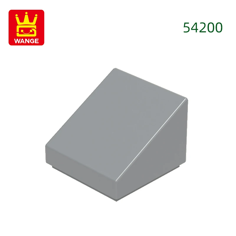 Wange 543 stks/partij 54200 1x1 Helling Bouwstenen Geneigd Panel Bricks DIY Compatibel met alle Merk Speelgoed voor Kinderen Geschenkdoos