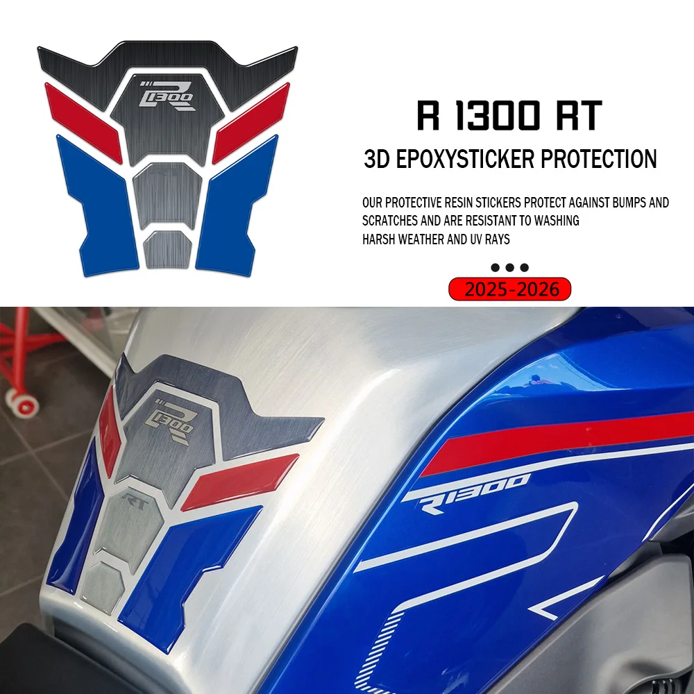 3D Resin Sticker Protection For R 1300 RT 2025-2026 Motorcycle Accessories R1300RT Tank Pad Decal