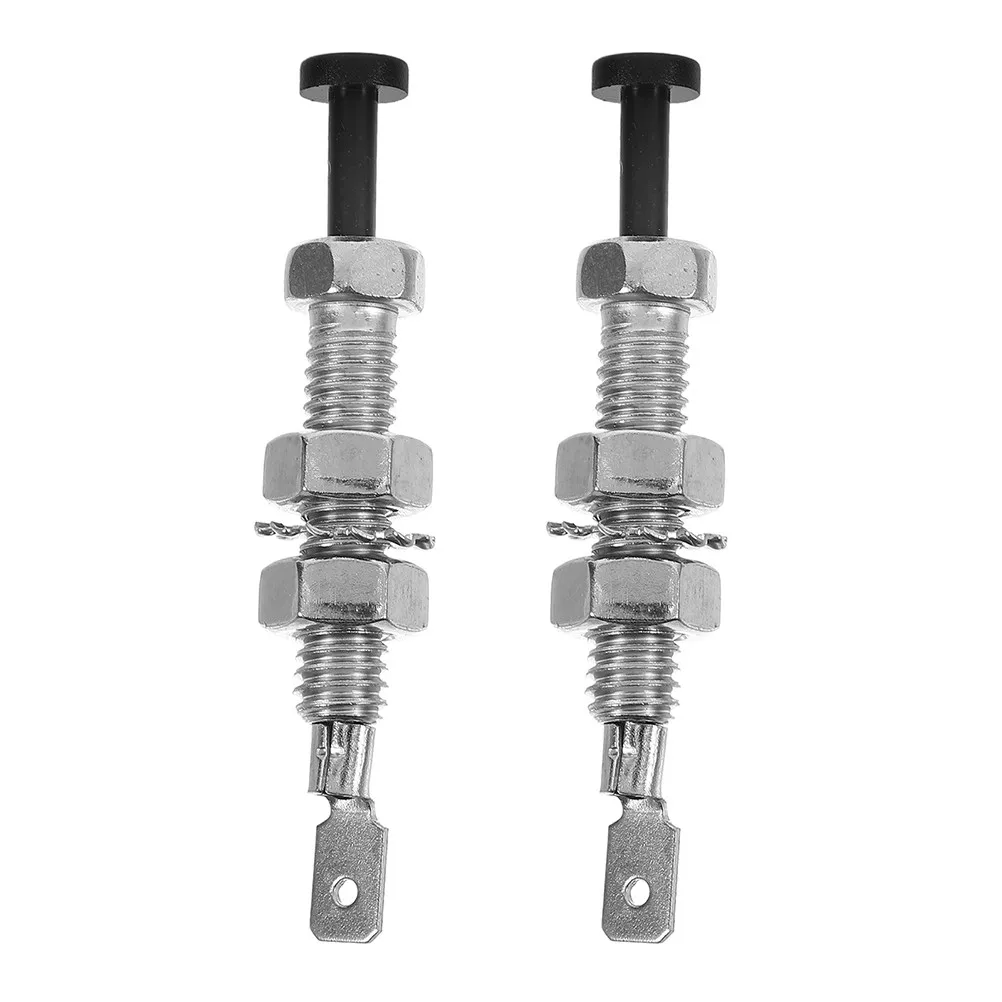 

2 шт. универсальные регулируемые кнопки-переключатели для автомобильных дверей, замена кнопок сигнализации капота, выключатели внутреннего освещения автомобиля