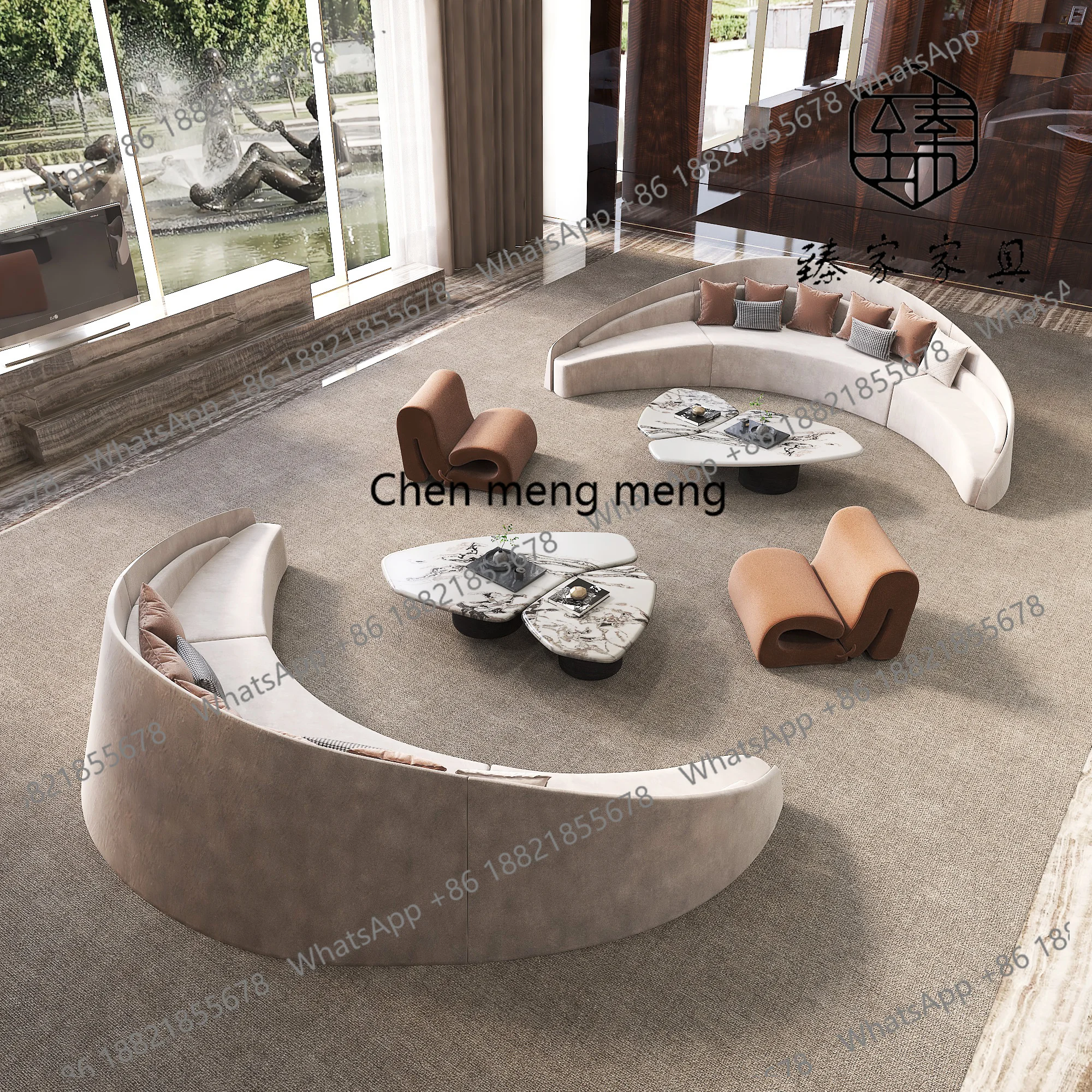 Divano Curvo per Reception Hot - Office Furniture Custom recensione e prezzo