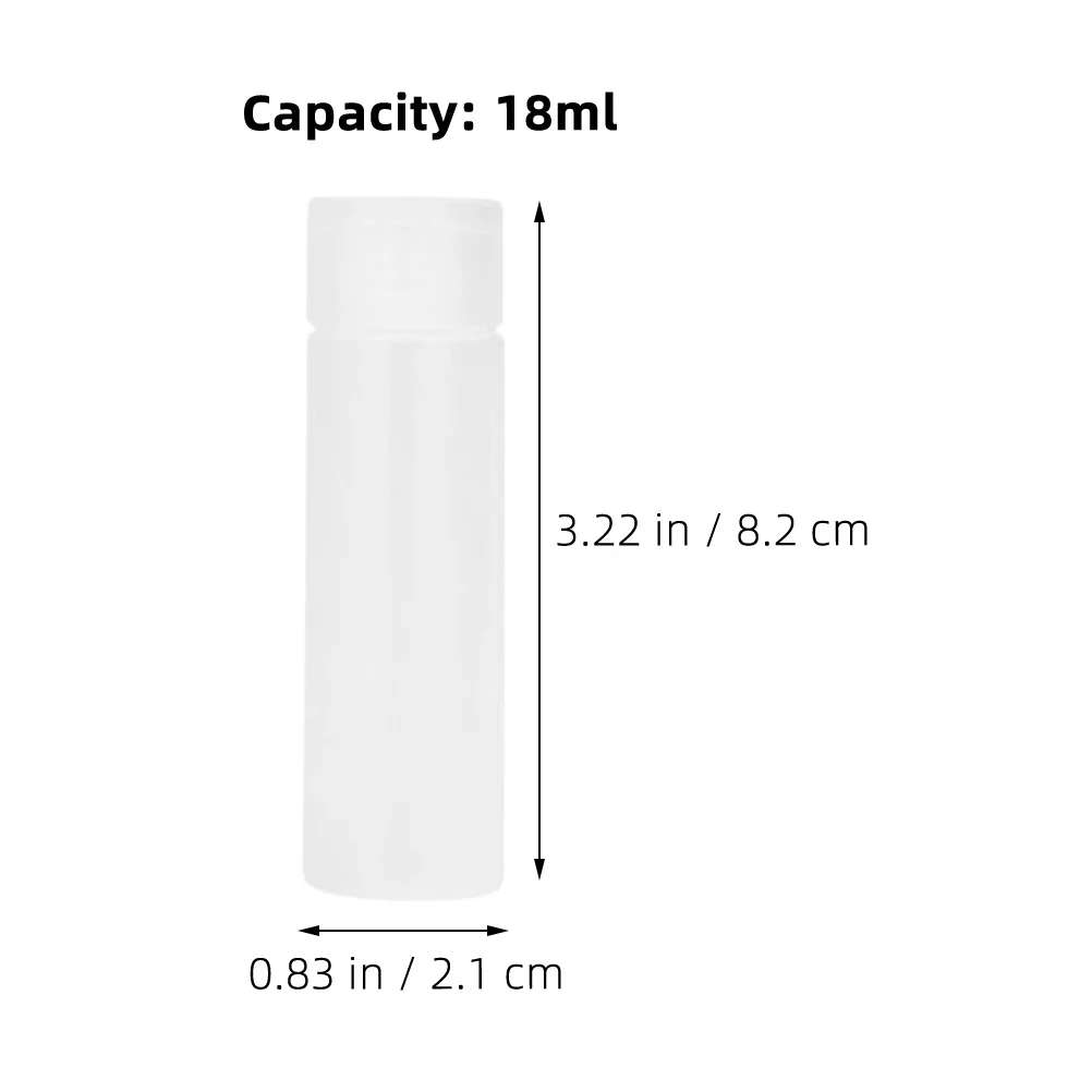 

12Pcs Flip Cap Empty Lotion Bottles Refillable Shampoo Dispenser Travel Squeeze Toiletry Containers Squeeze Bottles