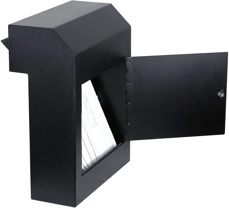 

MAILBOX STEEL THROUGH the DOOR LOCKING MAILBOX for DAILY ITEMS LETTER BOX