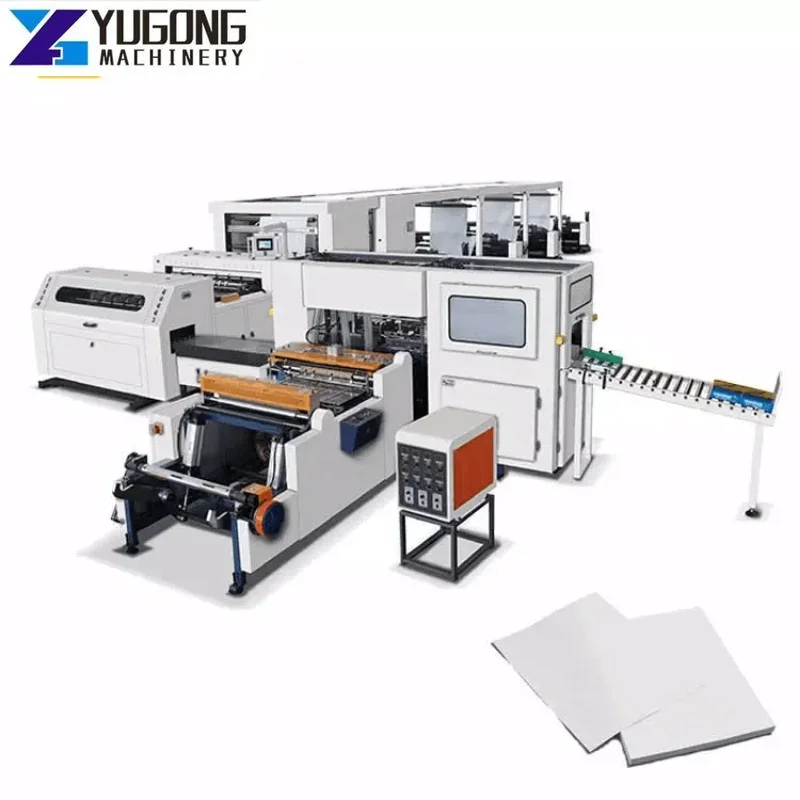 High Speed Automatic One Roll A1-A4 Paper Sheet Slitter and Cutting Machine Paper Roll Sheets Cutting Machine with Slitting Unit