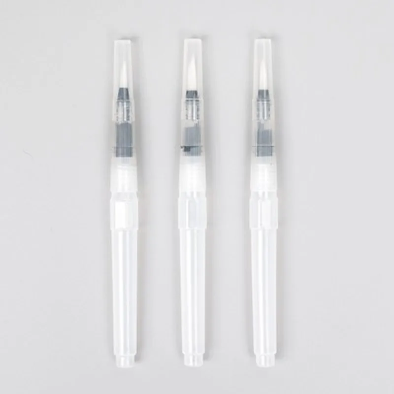 3pcs/lot Refillable Coloured Drawing Pen Painting Brush for Painter Students Calligraph Drawing Pen with Water Tank Penholder