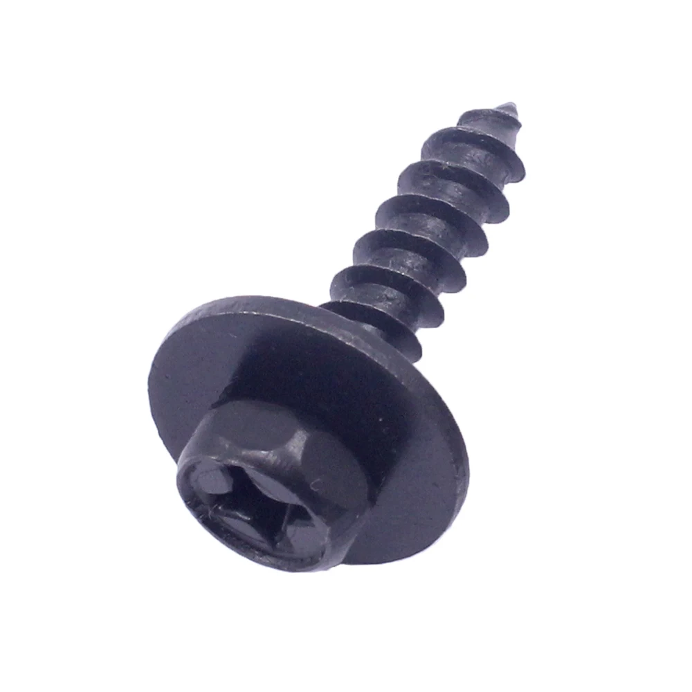 10x Cross self tapping Phillips Screws M6 Metal Rivet Fastener Fixed Auto Car Body Fender Screws