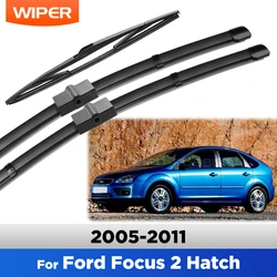 Wiper Front Rear Wiper Blades Set For Ford Focus 2 2005-2011 Windshield Windscreen Front Rear Window 26